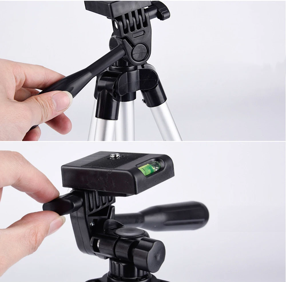 Xách Tay Điện Thoại Di Động Chủ Hợp Kim Nhôm Chân Máy Ánh Sáng Cho DSLR Máy Ảnh 360 Độ 1.5M Ảnh Tự Sướng Dính Linh Hoạt Đứng Chụp Ảnh