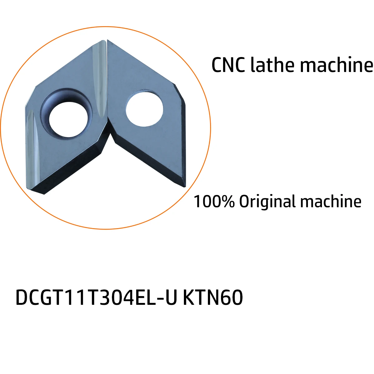 Korea KPOP Original DCGT DCGT11T302ER 11T304ER U 11T304L 070204L W10 KTN60 55-degree Diamond Finishing Turning Blade