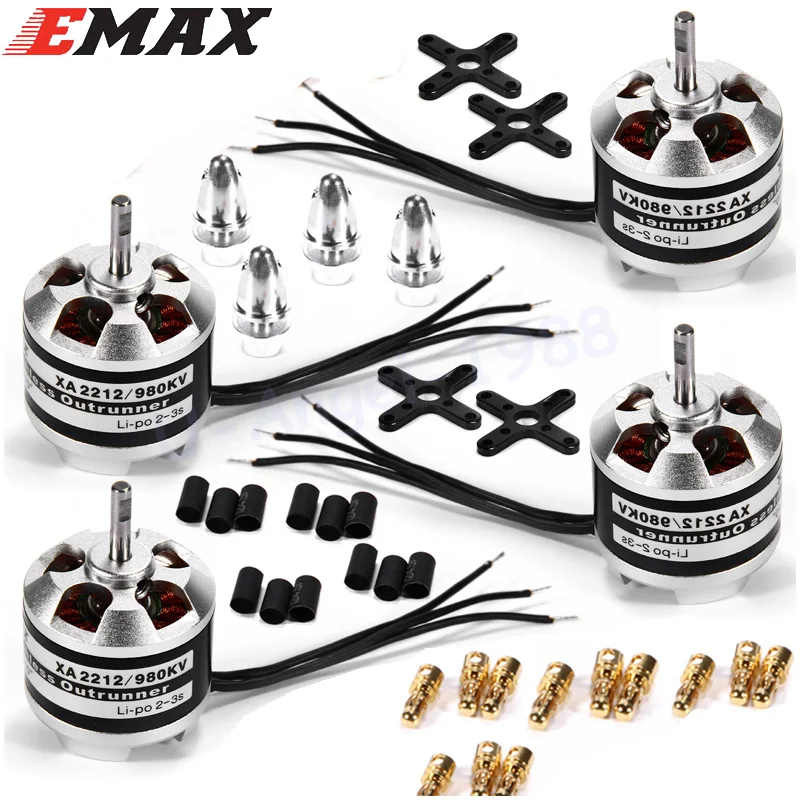 Emax XA2212 820KV 980KV 1400KV 3S motore Brushless per Mini 250 280 FPV Quadcopter Quadcopter