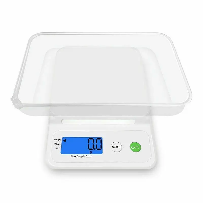 3kg/1g Food Baking scale High-precision Medicine Flat Electronic Kitchen Cooking Medicine Powder Fruit Scale, Tea Platform Scale