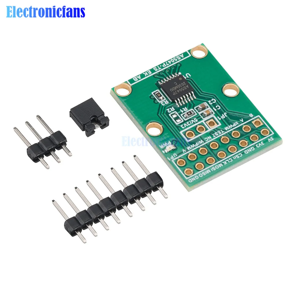 3.3V 5V AS5047P AS5047D Encoder SPI ABI porta modulazione larghezza impulso modulo scheda adattatore Encoder magnetico