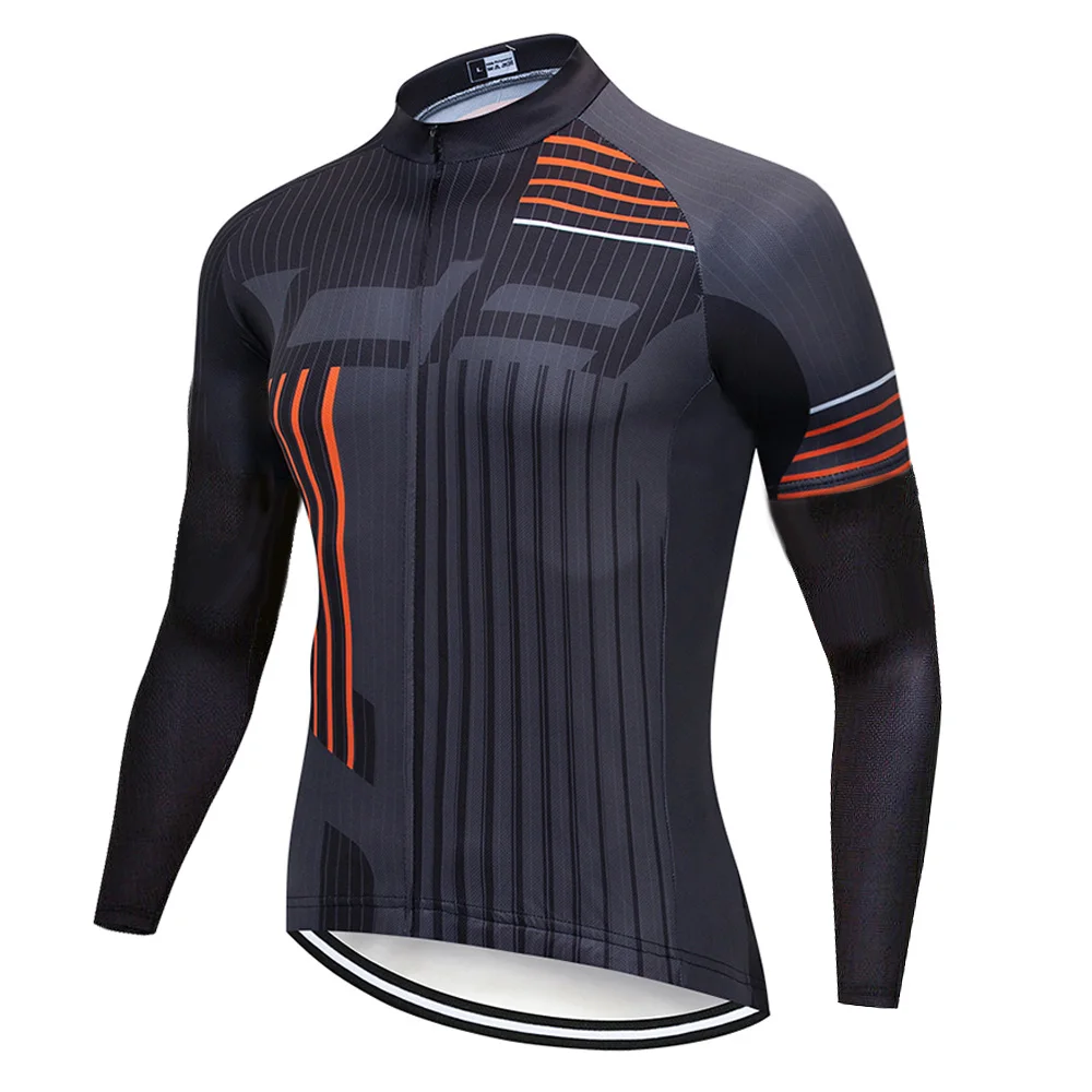 

Long Sleeve Cycling Jersey Kit, Bicycle Bib Shirt, Bike Wear Clothing, Crossmax Mountain Motocross Sportswear, Jacket Top