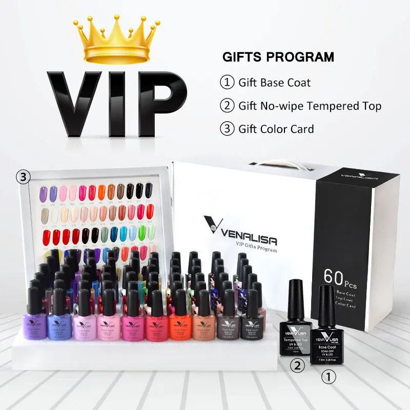 VIP5 VENALISA Gel-Nagellack-Set, Hema Free Nude Pink Glitter, wunderschöne Farbe, Nagelmaniküre, Soak Off UV-LED-Nagelgel-Lack-Set – Detail 37