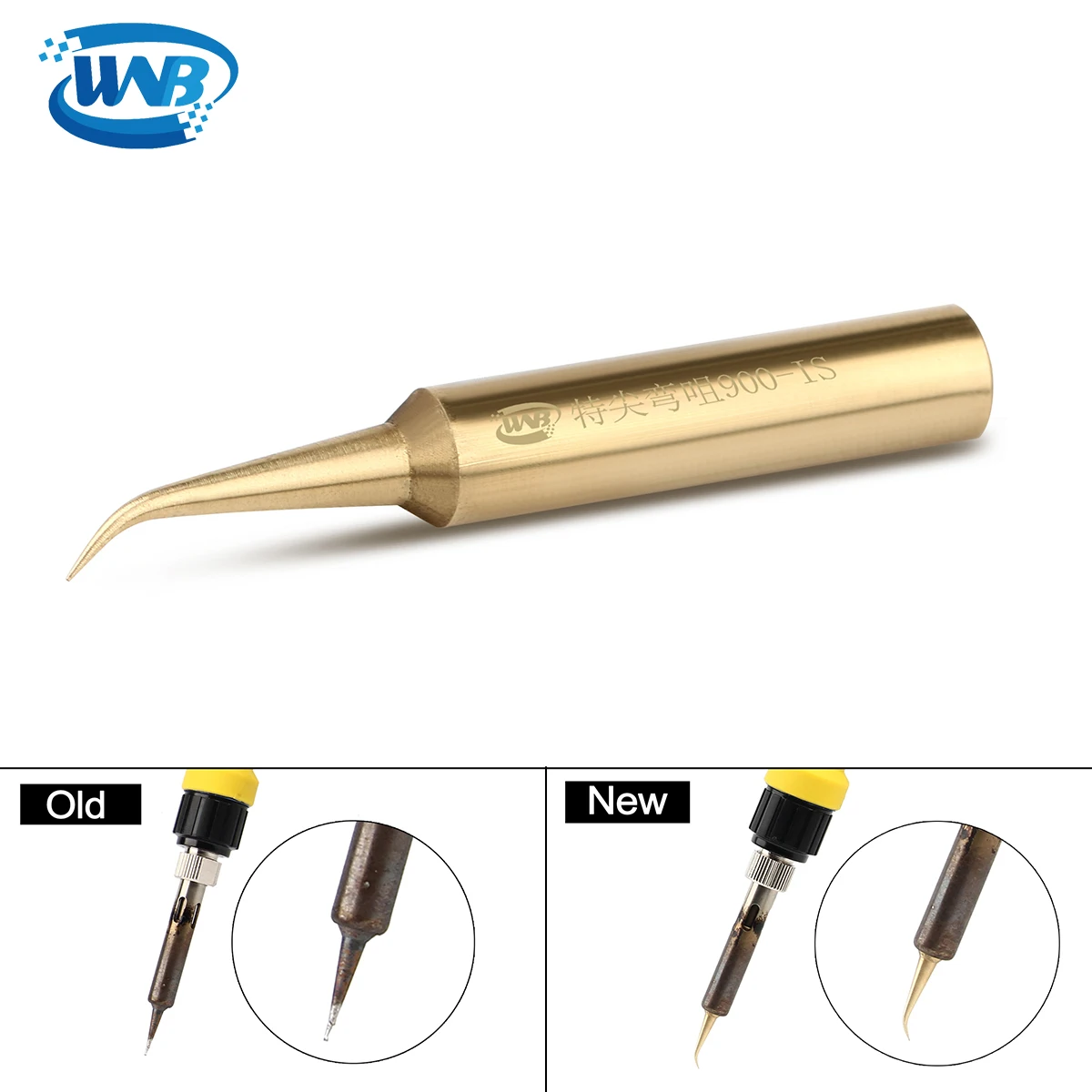 WNB Lead-Free Pure Copper Soldering Iron Tip Constant-Temperature 900M-T Inside Heat Welding Head BGA Soldering Repair Tools