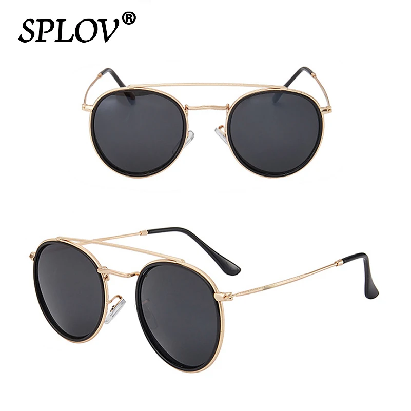 Retro Round Metal Sunglasses Men Women Steampunk Brand Designer Glasses Metal Frame Shades Fashion Eyewear Oculos De Sol UV400