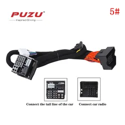 Car DSP Amplifier Wiring Harness Special-tail Line Socket For VW Passat/Porsche/Audi/BMW/ #5