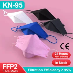 4d projetado kn95 máscaras adulto mascarillas ffp2 ce colores ffp2mask aprovado boca máscara facial fpp2 masque nior reutilizável fpp2 máscaras