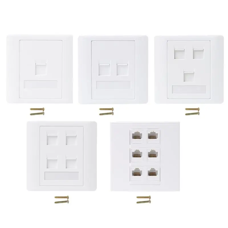 Компьютерная розетка типа 86, сетевой модуль CAT5E, интерфейсная розетка RJ45, настенное электрооборудование, новинка 2020