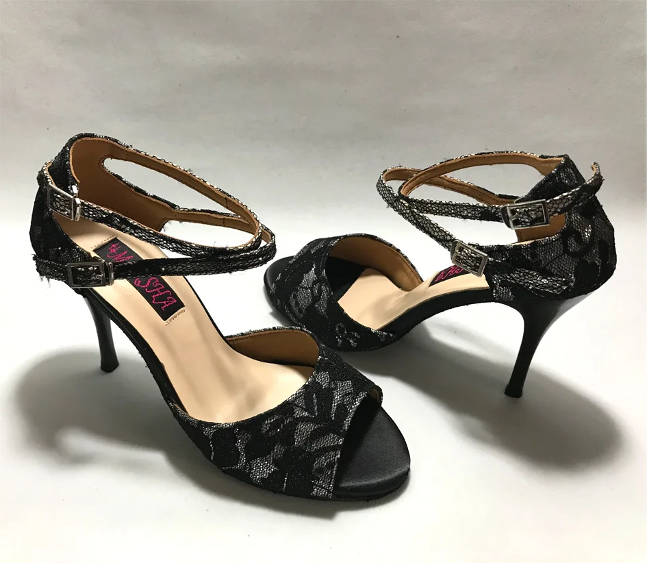 Zapatos de baile latino cómodos y a la moda para mujer, zapatos de salsa, tango, boda y fiesta, 6257SGL