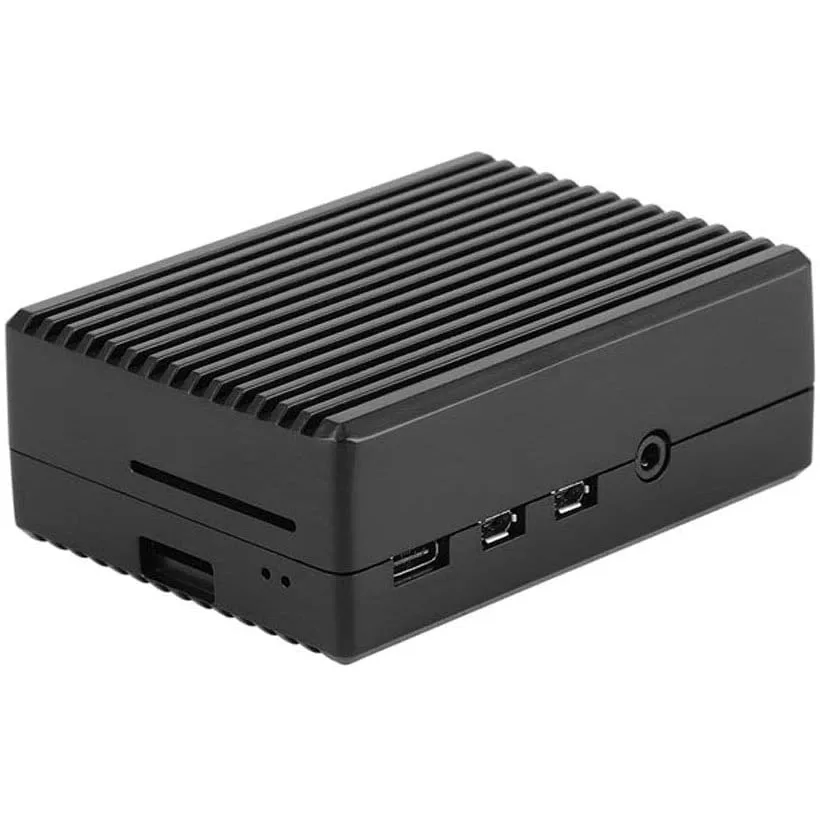 Raspberry Pi 4 Aluminum Alloy Case with Cooling Column Passive Cooling Armor Case for Raspberry Pi 4 Model B