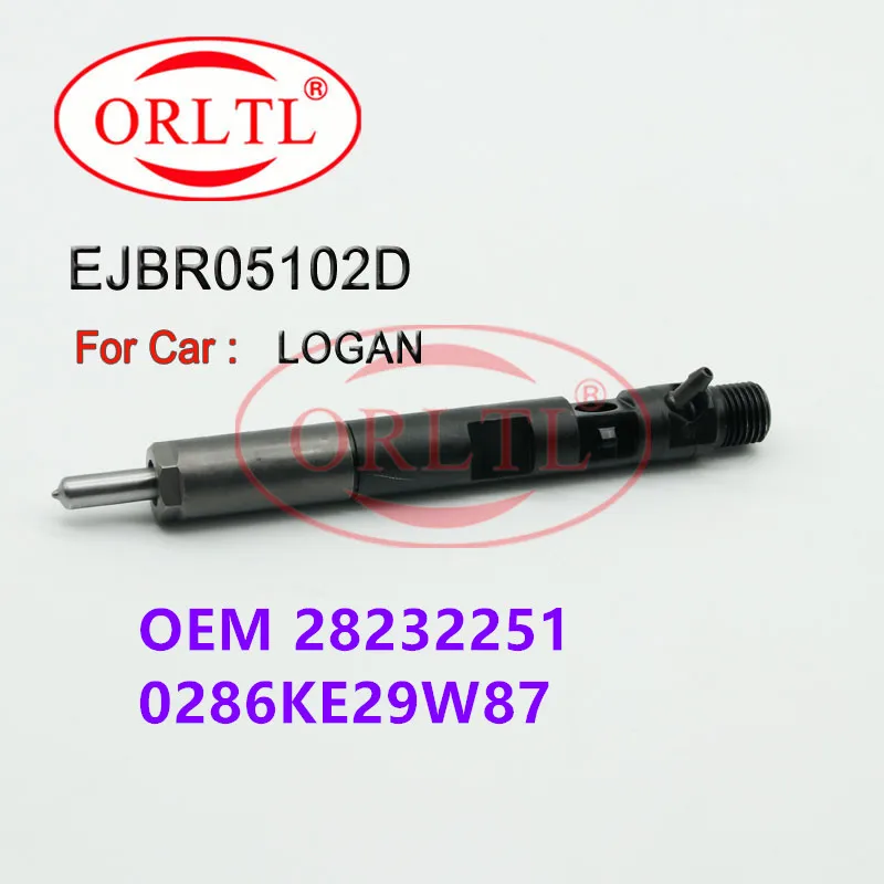 

ORLTL Новый инжектор OEM 28232251 0286KE29W87 EJBR05102D E JBR0 510 2D общая топливораспределительная рампа впрыскиватель топливной форсунки \ или DACIA