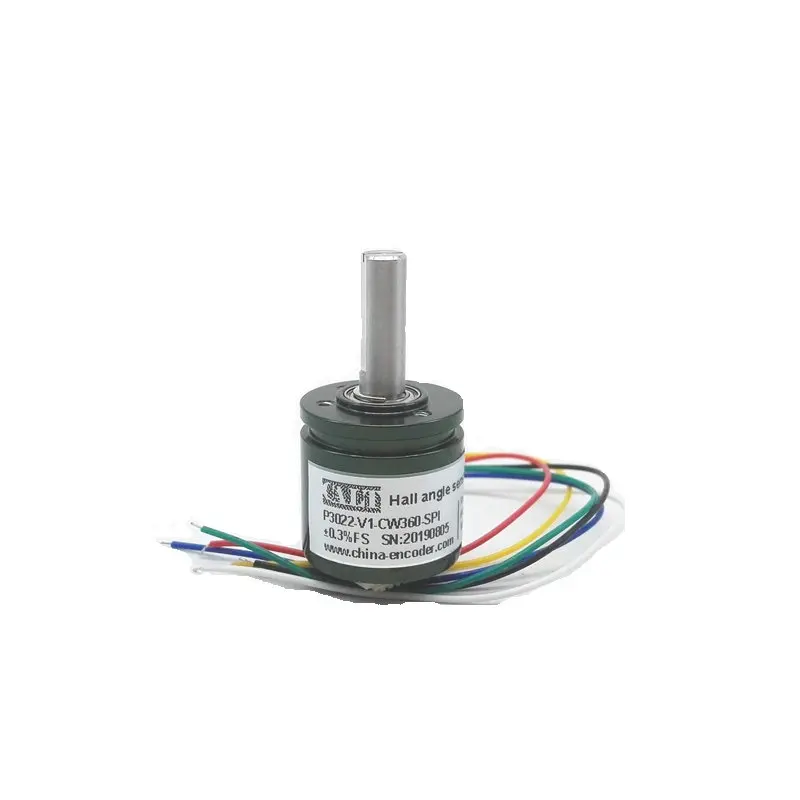 Mini Codificador Giratório Magnético do Efeito Hall 360 Graus Sensor do Ângulo 12bit P3022-v1-cw360-spi