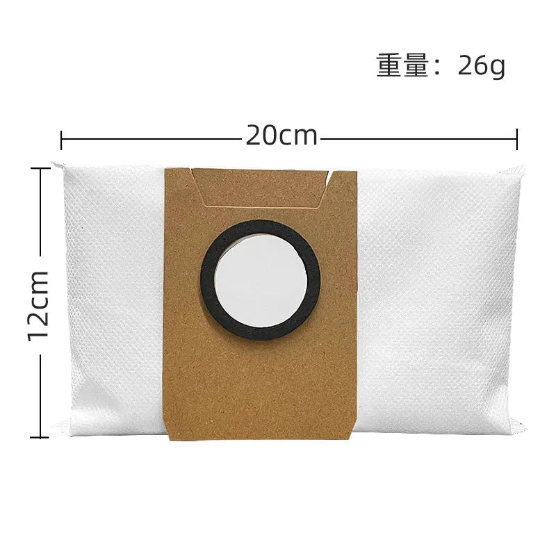 ECOVACS 용 일회용 먼지 봉투 DEEBOT X1 옴니 터보 로봇 진공 청소기 액세서리 교체 부품