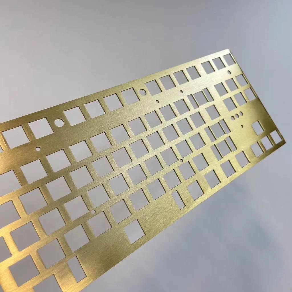 FLCMMK MK870 DIY PC Plate PCB/Plate Mounted Brass Plate For MK870