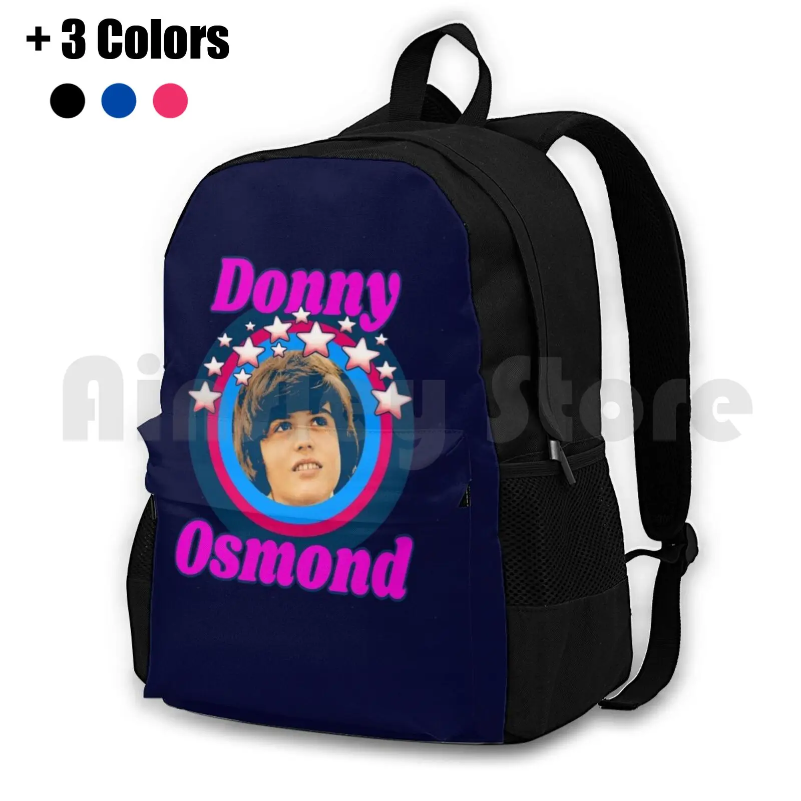 Star Tribute : Donny Osmond Outdoor Hiking Backpack Riding Climbing Sports Bag Osmonds Donny Osmond Music Classic Pop Music Tv