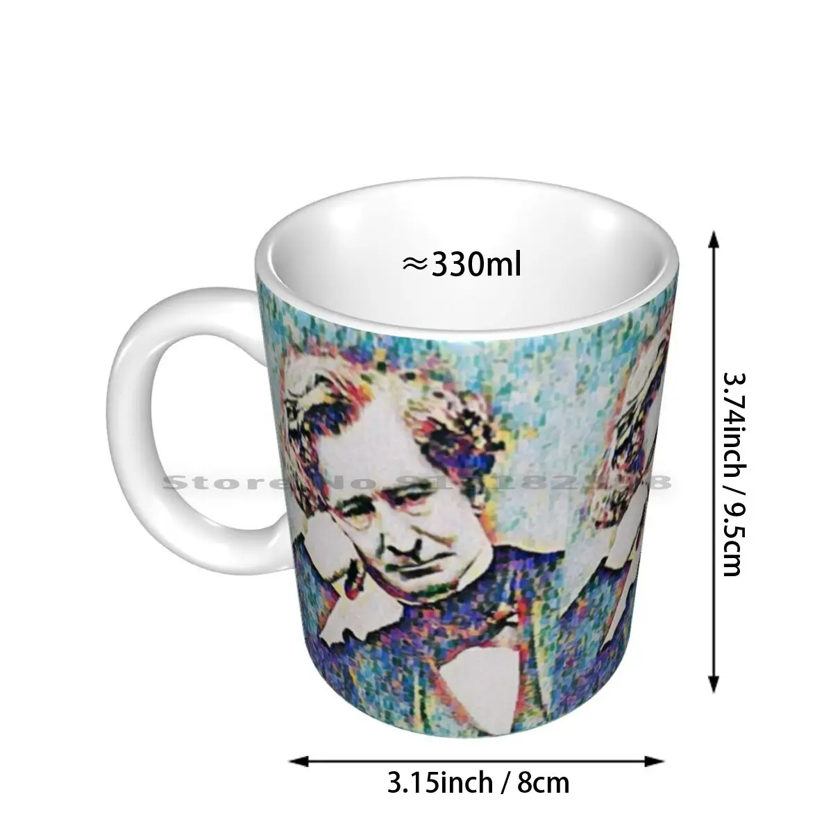 Louis-Hector Berlioz ( 1803-1869 ) Ceramic Mugs Coffee Cups Milk Tea Mug Louis Hector Berlioz Berlioz Music Composer Musician