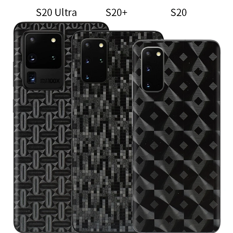 3D Camo Crocodile Snake Skin Film Wrap Skin Phone Back Paste Sticker For SAMSUNG Galaxy S20 Ultra S10 Plus S10e S9+ Note 20 10