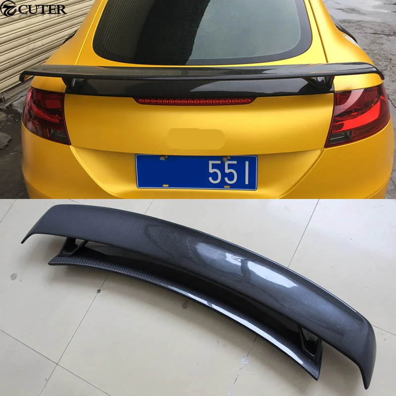 

Tt Tts TTRS Carbon Fiber Rear Trunk Spoiler Lip Wing for Audi Tt Tts Car Body Kit 08-14