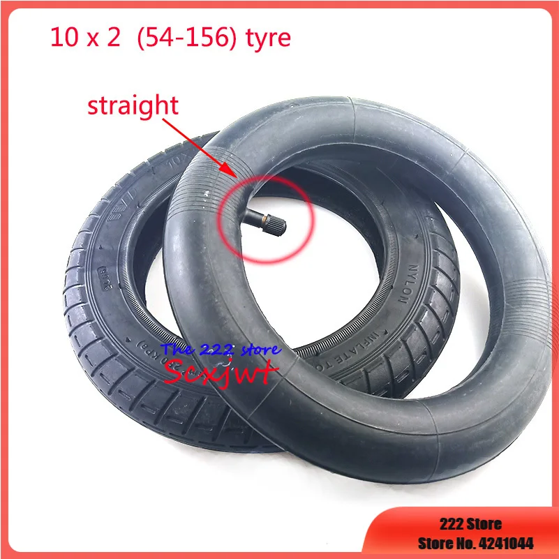 4 pcs 10 Inch Tyre for Xiaomi Mijia M365 Electric Scooter Tire 10x2 Inflation Wheel  Inner Tube Pneumatic