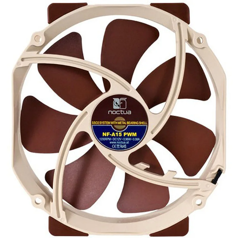 Noctua-デスクトップ用の冷却ファン,NF-A15 pwm,15cm,u14s d15s