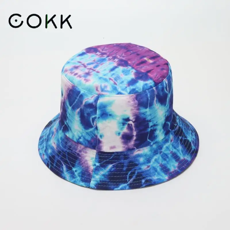 COKK Spring Summer Hats For Women Men Unisex Bucket Hat Female Male Panama Cap Hip Hop Fashion Korean Beach Casual Sunshade