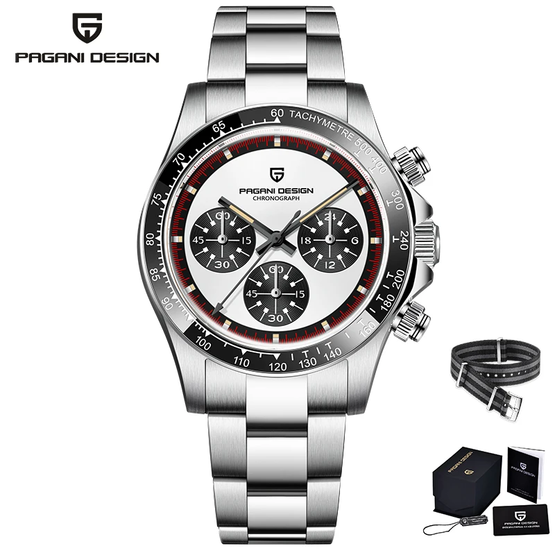 PAGANI DESIGN 2022 New Men\'s Watches Quartz Watch Sport Chronograph Luxury Men Automatic date Watch 100M Waterproof Clock Man