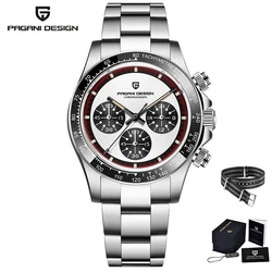 PAGANI DESIGN 2022 New Men's Watches Quartz Watch Sport Chronograph Luxury Men Automatic date Watch 100M Waterproof Clock Man