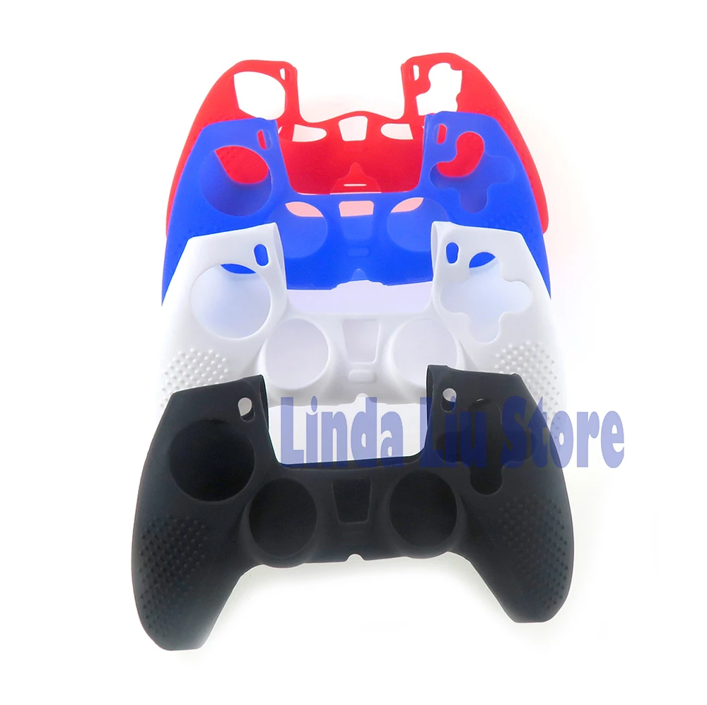 30pcs/lot Silicone Sleeve Case Dustproof Skin Protective Cover Anti-Slip for Sony PlayStation PS5 Controller Game