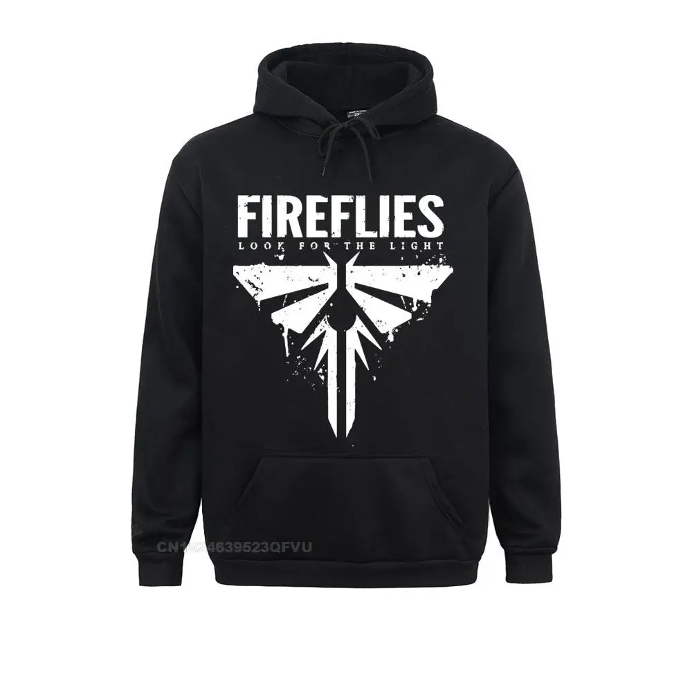 Men's Fireflies Last Of Us Women Ellie Joel Tlou Video Game Percent Cotton Clothes Humorous Anime Hoodie