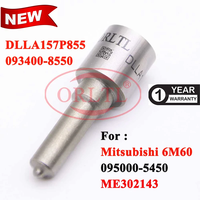 

DLLA157P855 форсунка Форсунки дизельного двигателя 093400 8550 Распылительная насадка DLLA 157 P 855, DLLA 157 P855 для 095000-5450(ME302143)
