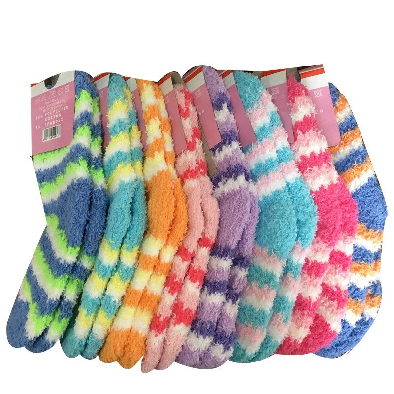 Winter Coral Velvet Warm Children Socks High Quality Candy Color Socks For Girls Boys Socks 0-3 Year Baby Socks 5 pairs / lot