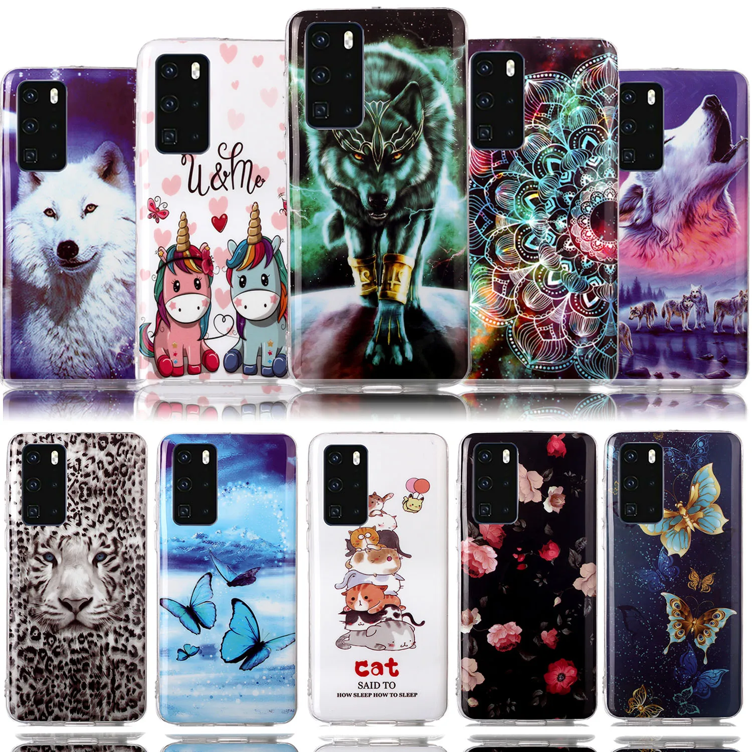 Luminous Silicone Cases For funda Samsung A50S Coque Unicorn Soft TPU Shell Carcaso sFor Samsung Galaxy capa A50 A30S A30 A51