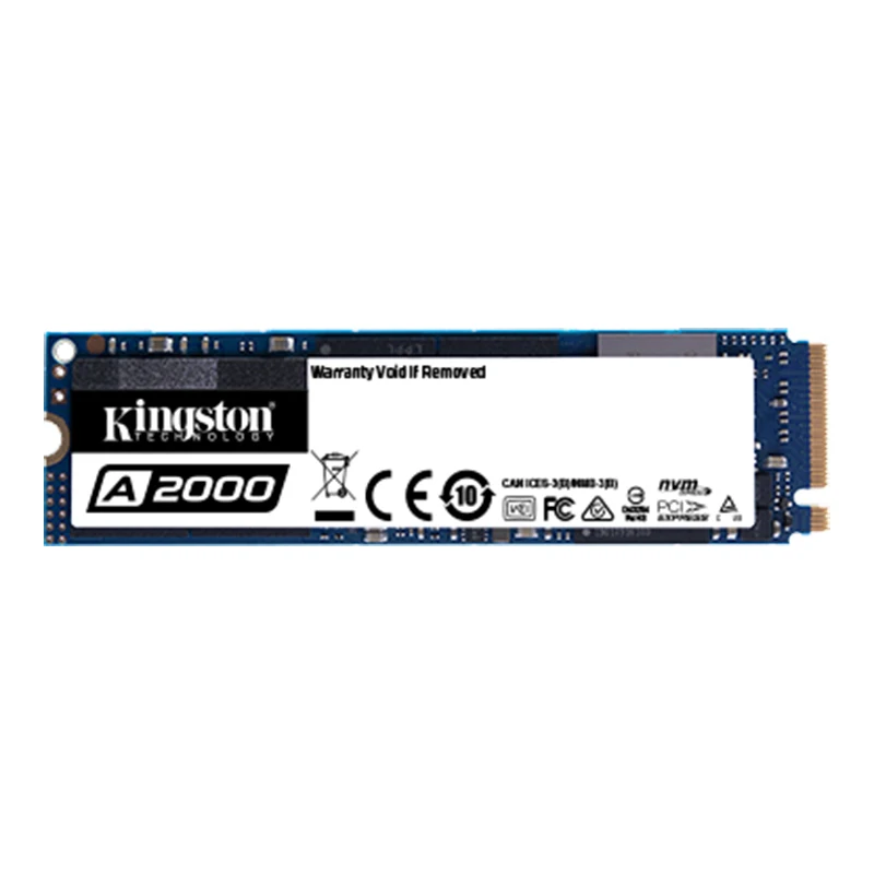 NEW Kingston A2000 NVMe PCIe M.2 2280 SSD 250GB 500GB 1TB Internal Solid State Drive Hard Disk SFF For PC Notebook Ultrabook