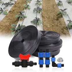 Soaker fita de irrigação por gotejamento, 20-60m, 16mm, 0.2mm, 5/8 polegadas, espaço 15/20/30cm, estufa, fazenda, irrigação, fita para mangueira