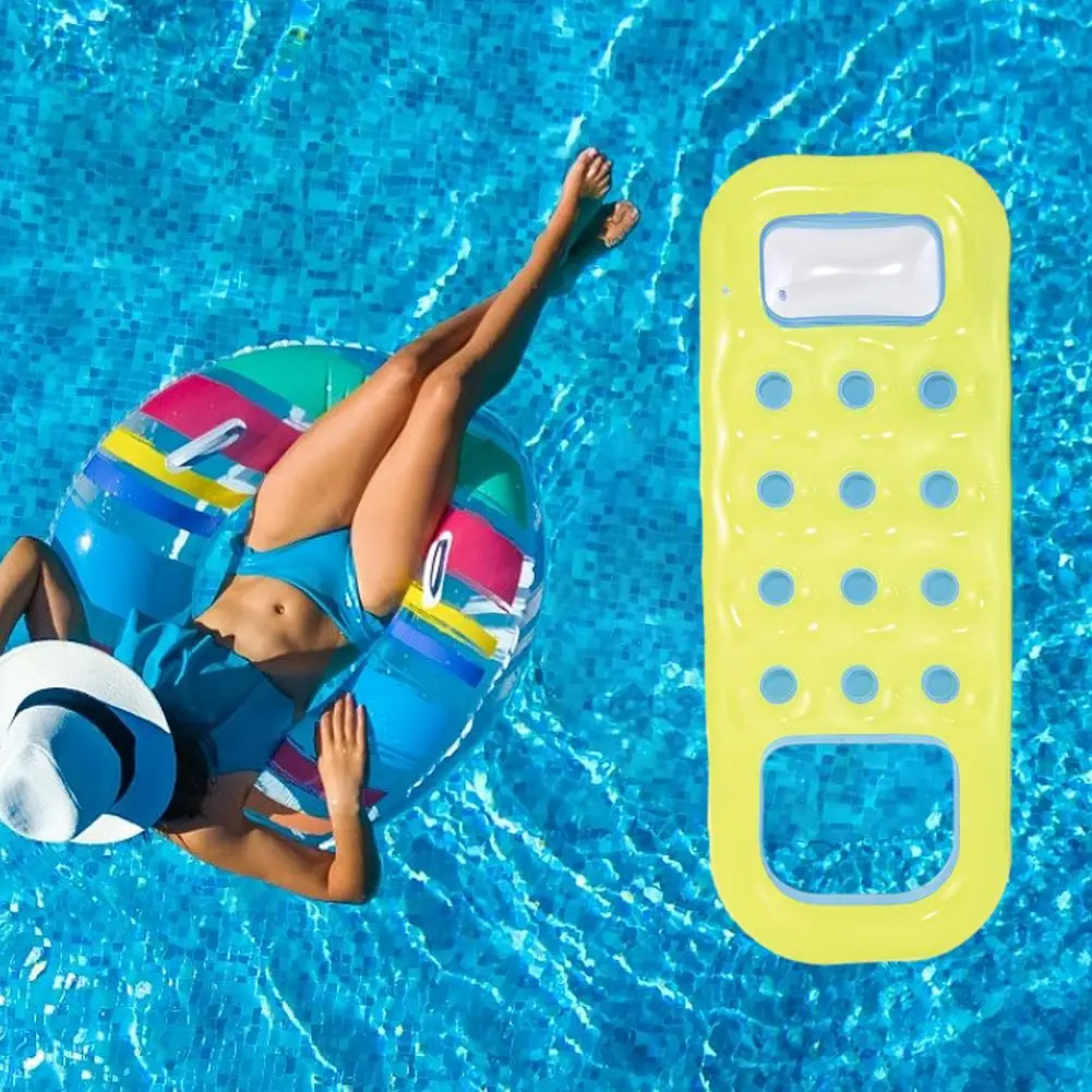 Neueste Schwimm Wasser Hängematte Float Liege Iatable Schwimm Bett Für Strand Schwimmen Pools Wasser Sport Luft Matratzen