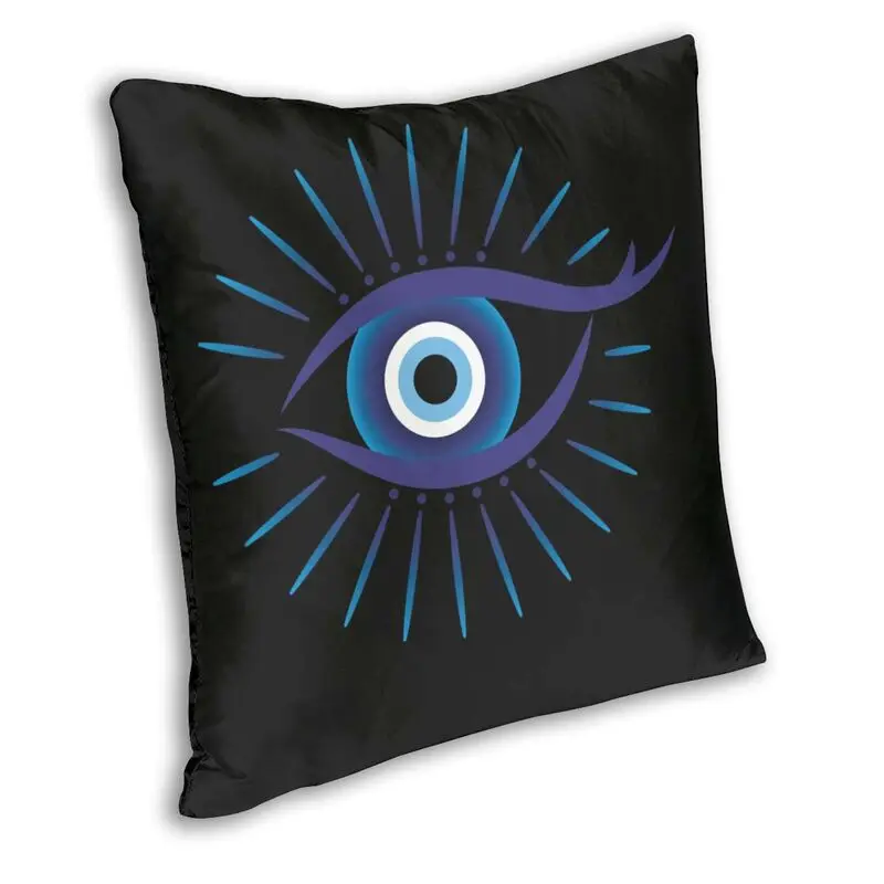 Nordic Evil Eye Protection Cushion Cover All Seeing Eye Lucky Charm Hamsa Throw Pillow Case for Sofa Custom Home Decoration