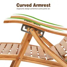 Heavy Duty Bamboo Recliner Chair #5