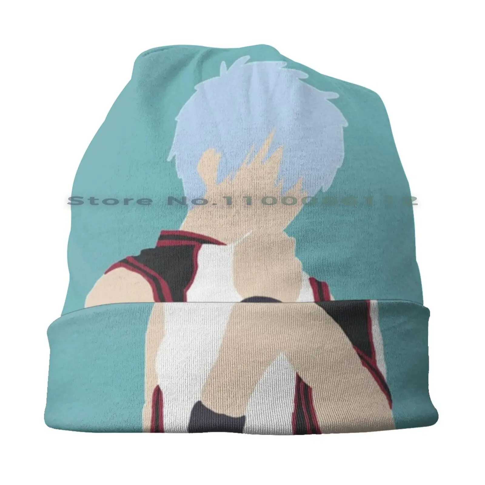 Kuroko Minimal Beanies Knit Hat Kuroko No Basket Basketball Anime Anime Boy Tetsuya Kuroko Kuroko Tetsuya Minimalist Brimless