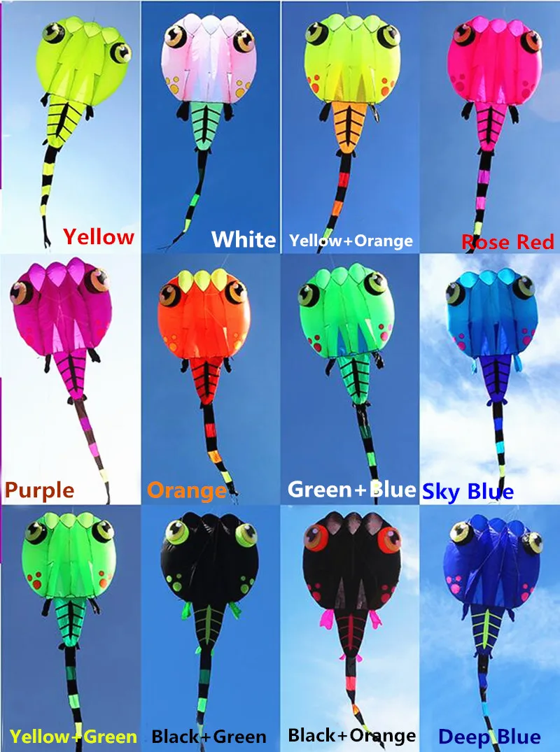 

free shipping large tadpole soft kite line ripstop nylon kite flying for adults outdoor toys weifang kite factory octopus