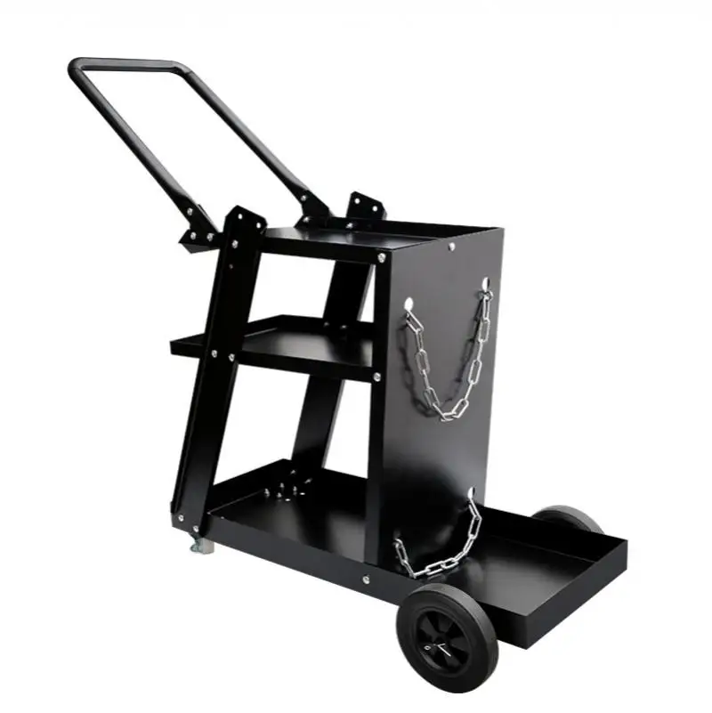 

Welding machine trolley manual four wheel trailer tool cart small car Dragging tool cart