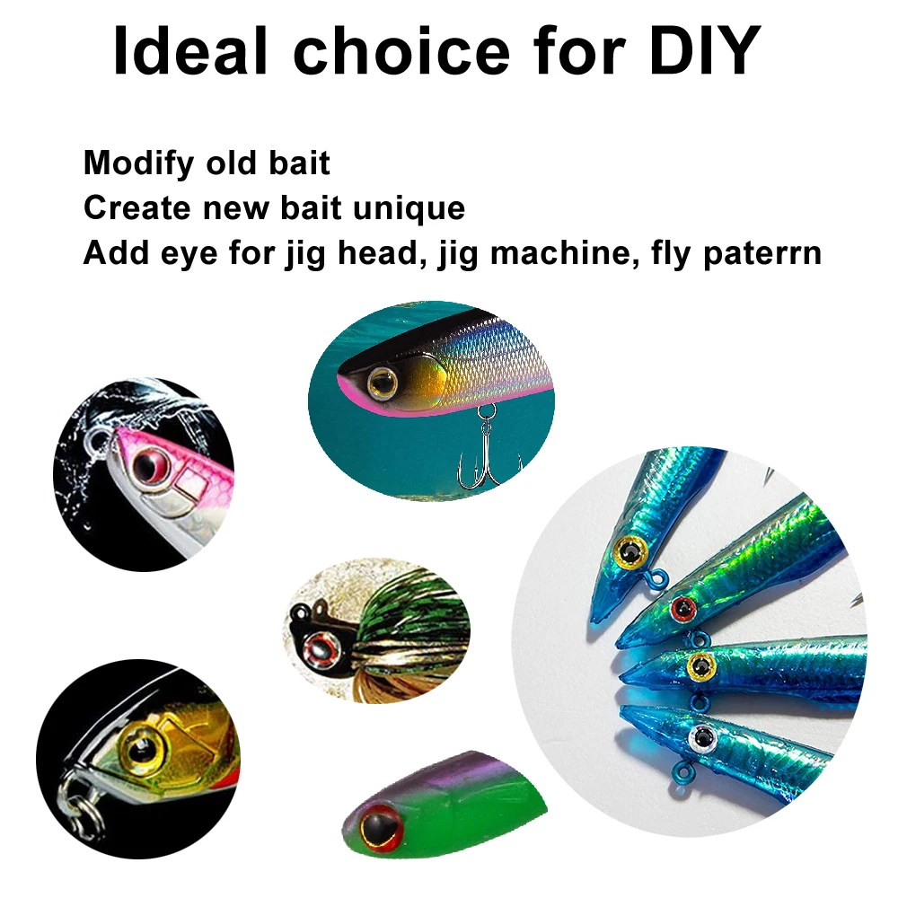 ESFISHING MIX Ojos de pesca 3-10mm para montar moscas y vinilos - imagen 3