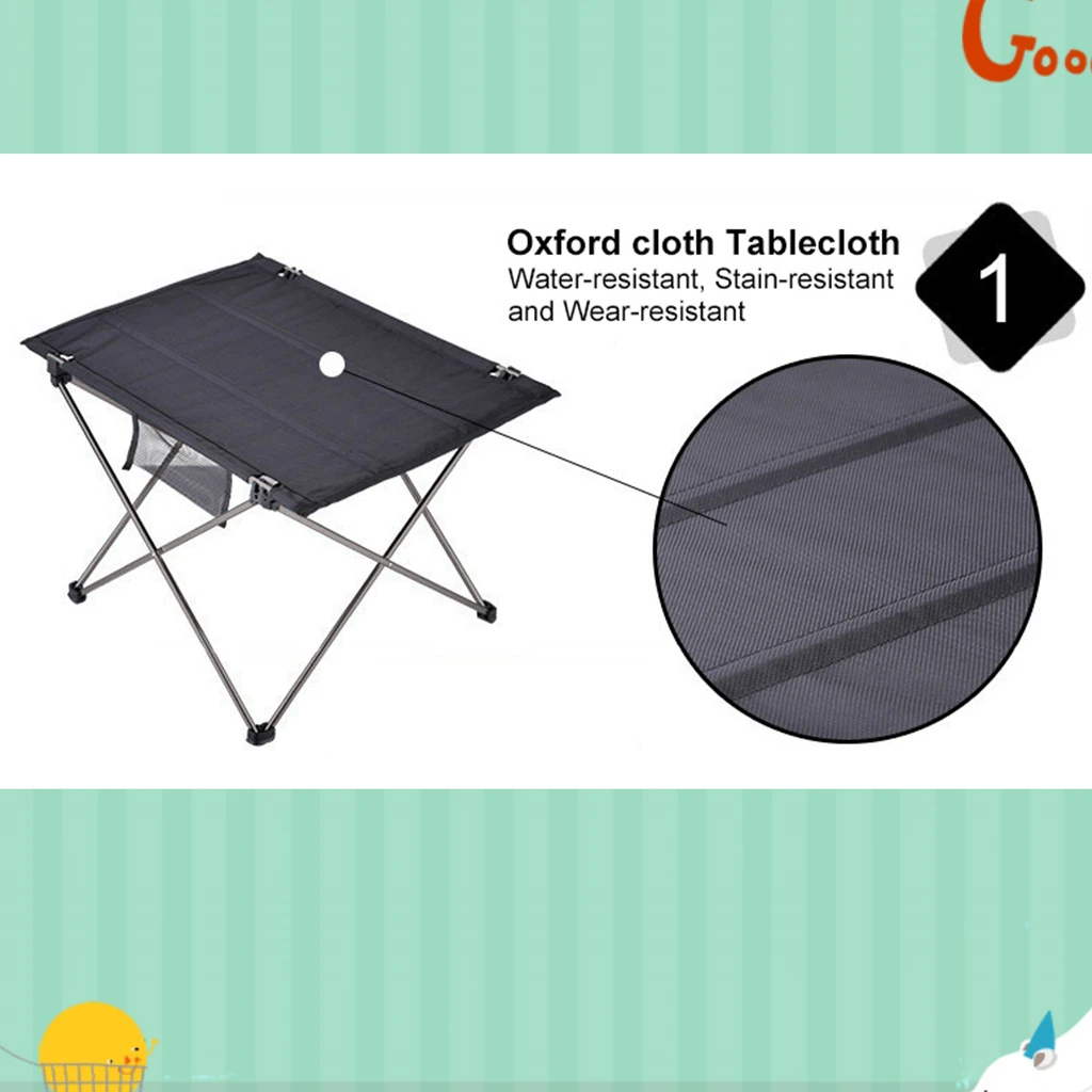 Outdoor Camping Table Portable Foldable Desk Furniture Computer Bed Ultralight Aluminium Hiking Climbing Picnic Folding Tables