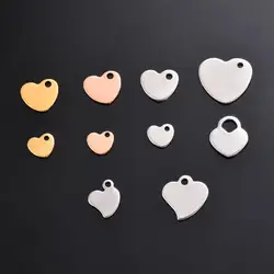 20pcs Stainless Steel Stamping Blank Dog Tags Pendants DIY Bracelet Charm Jewelry Finding Supplies Tag