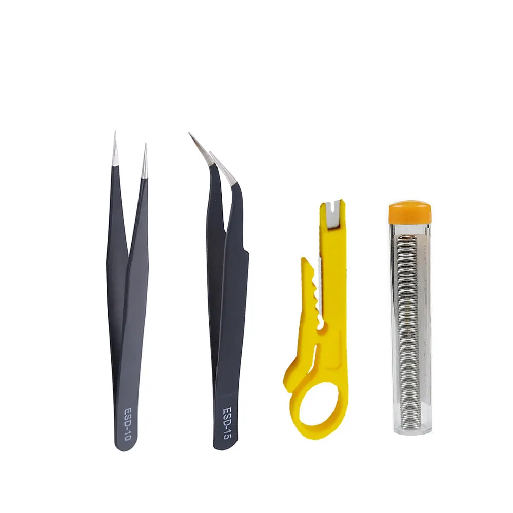 60W Electric soldering iron kit with multimeter for electronics soldering iron set adjustable temperature 110V 220V tool kit