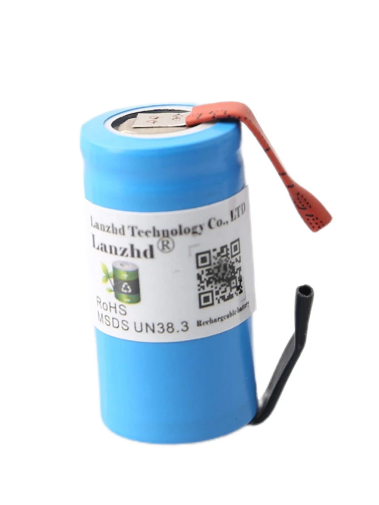 1-10pcs 18350 Battery DIY Lithium Li-ion 900mAh 10C Rechargeable Batteries 3.7V Power Cylindrical Lamps for Electric Tools