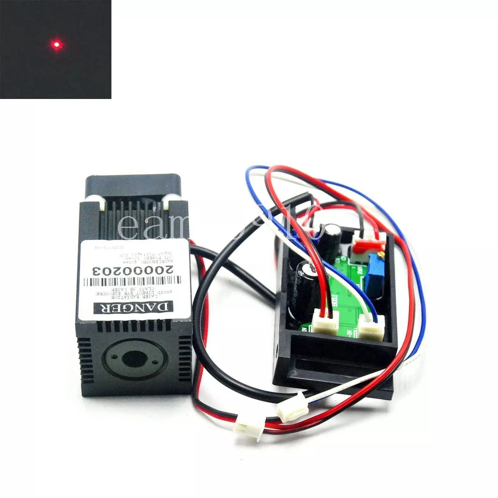 Lampu Laser Merah 650nm 150Mw Line Beam Laser Module W 5V Adapter3350