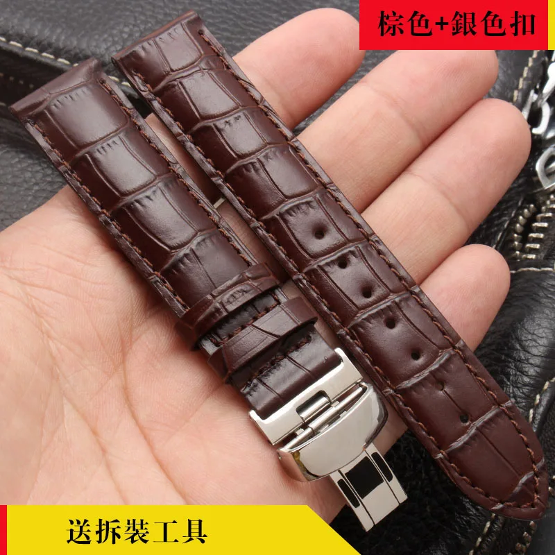 14 16 18 19 20 21 22mm Genuine Leather Watch Bands Strap for Tissot Le Locle T41 T006 PRC200  Wrist Belt Watch Bracelet 1853 Wat