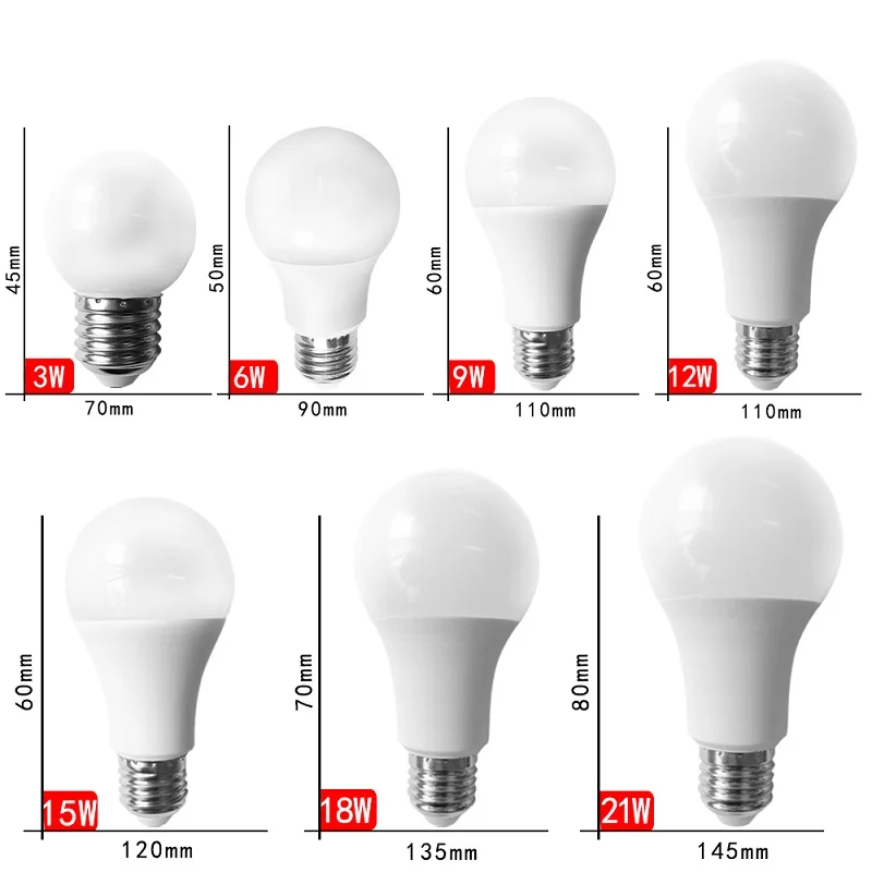 B22 LED Bulbs AC100V-240V Home Constant Current Voltage Interior Lamp SMD2835 Cool White/Warm White 3w,5w,7w,9w,12w,15w,18w,