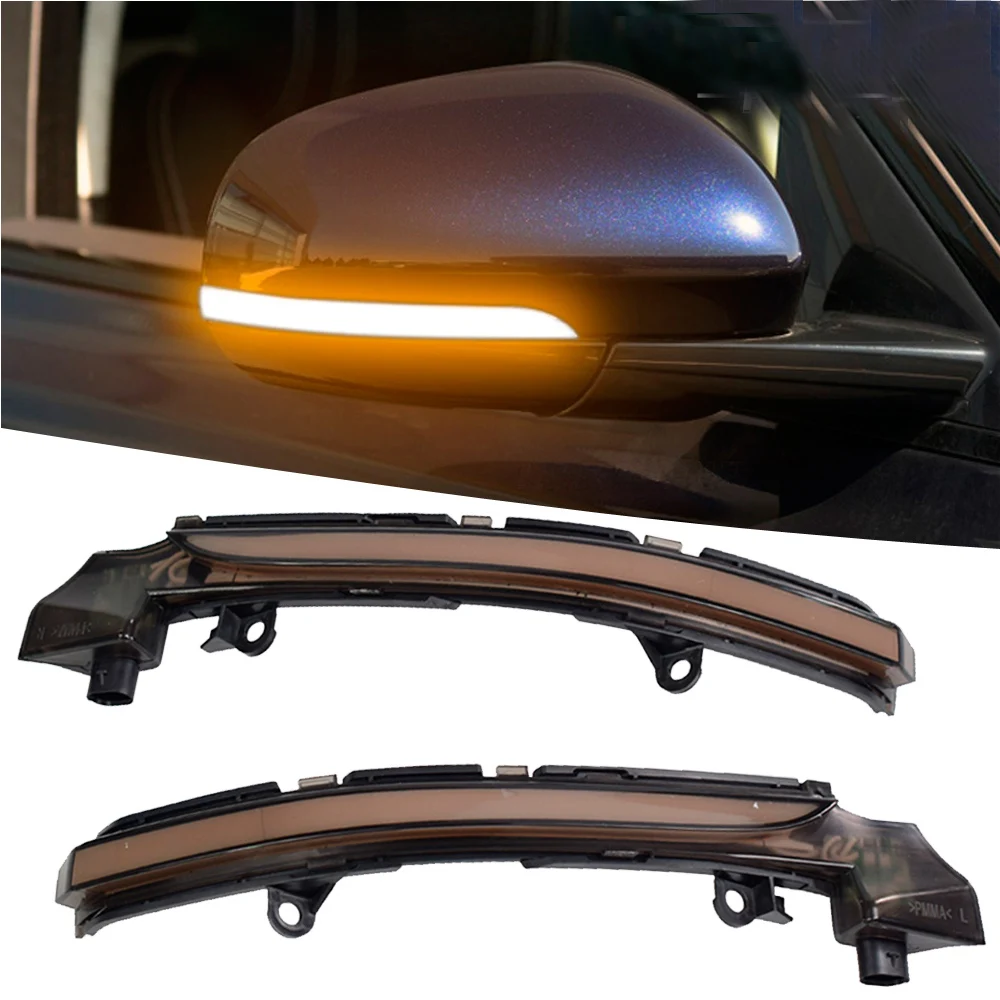 

LED Reverse Mirror Light For Jaguar XE XF XJ F-TYPE I-PACE 2015-2020 Car Dynamic Turn Signal Rear View Cover Side Indicator Lamp