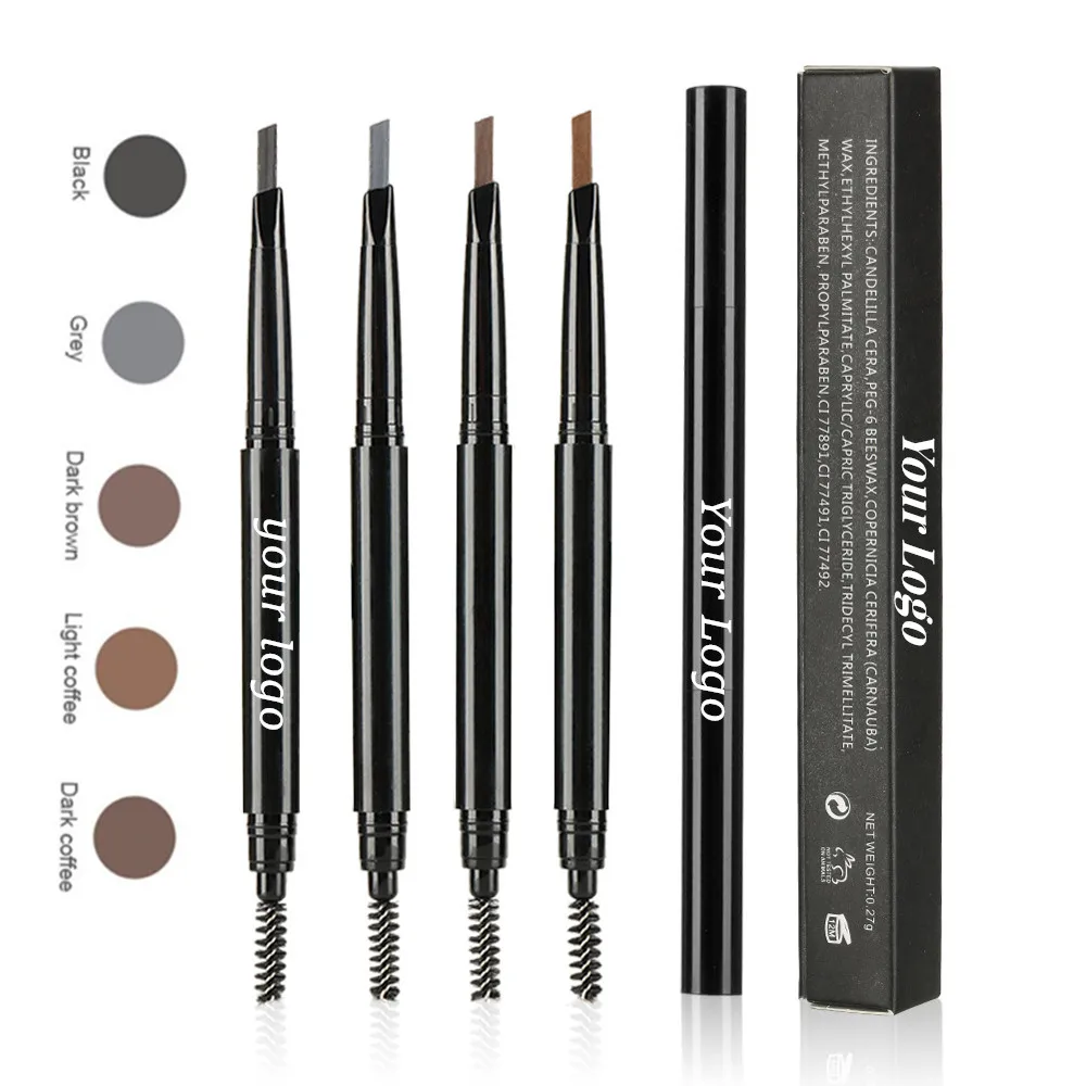 

Private Label Eyebrow Pencil Waterproof Eyebrows Cosmetics Eyebrow Marker Enhancer Brown Tattoo Pen Eyebrow Pencil With Brush